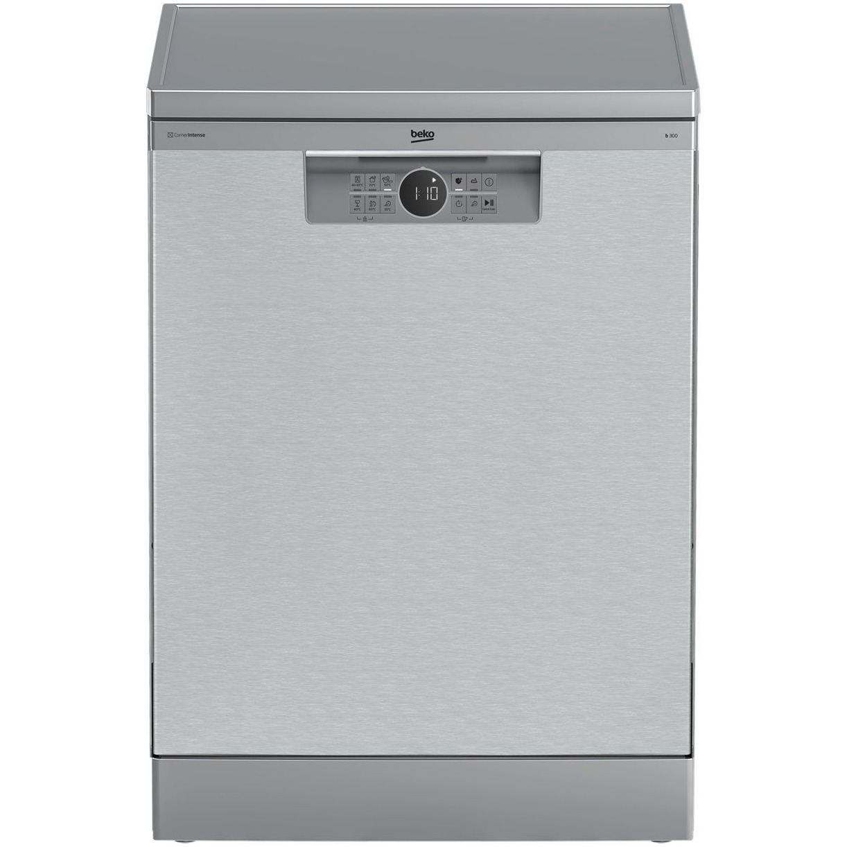 Beko BDFN26640XC CornerIntense Vrijstaande vaatwasser Zilver