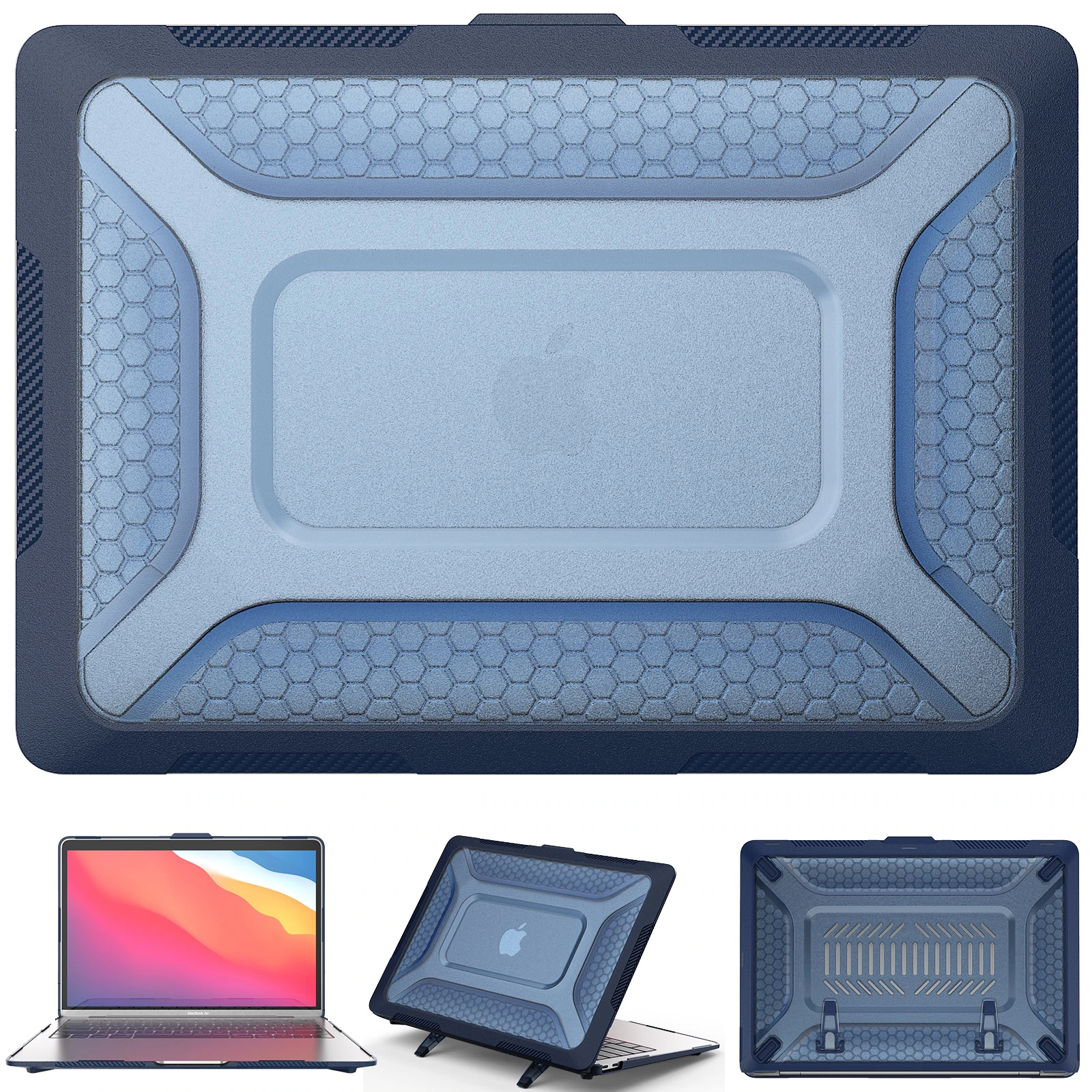 Turtle Shift Laptopcover Shield MacBook Air 13 inch 2020/2018 - Blauw