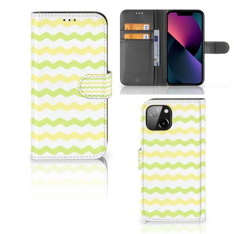 Apple iPhone 13 | Telefoon Hoesje | Waves Yellow