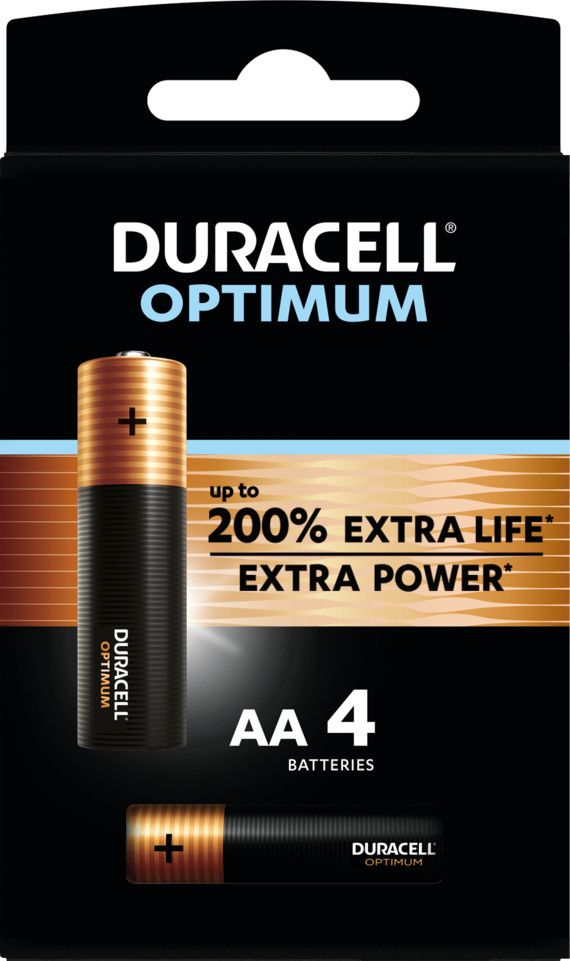 Duracell Optimum AA batterijen (4)