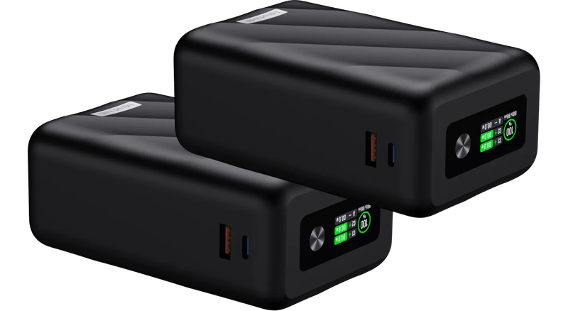 BlueBuilt Power Bank 27.000 mAh met Snelladen 140 Watt Duo Pack