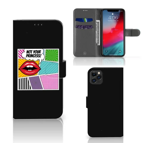 Apple iPhone 11 Pro Max | Wallet Case | met Pasjes | Popart Princess