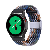 Braided nylon bandje - Multicolor Dark - Xiaomi Mi Watch / Xiaomi Watch 2 / Xiaomi Watch S1 / S2 / S3 / S4 (47mm)
