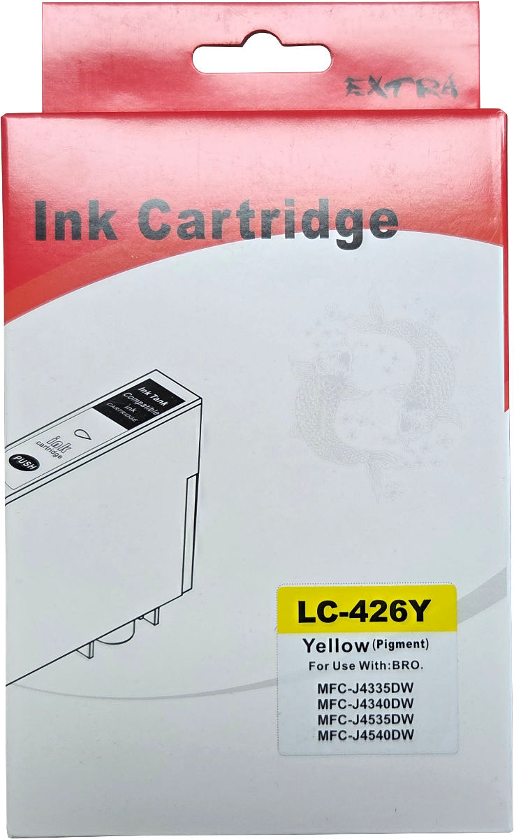 Huismerk Brother LC-426Y cartridge geel
