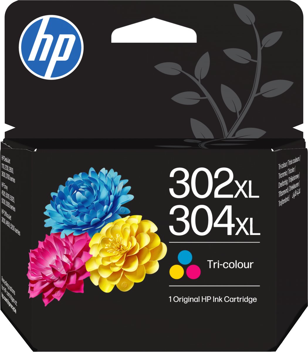 HP 302XL/304XL originele drie-kleuren inktcartridge