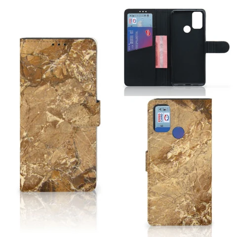 Alcatel 1S (2021) | Bookcase | Marmer Creme