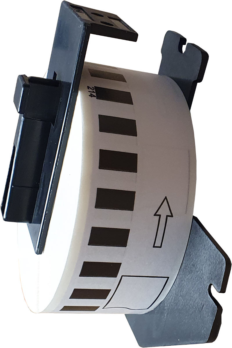 Brother DK-22214 label 12mmx30,48mm 1 rol met houder (huismerk)