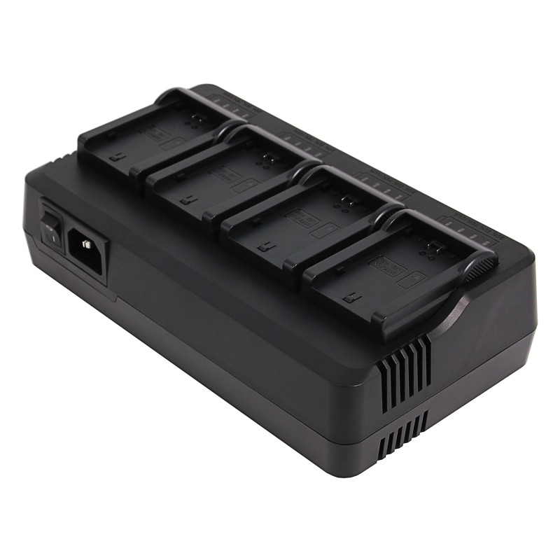 Professionele oplader voor 4 accu's Sony NP-FZ100