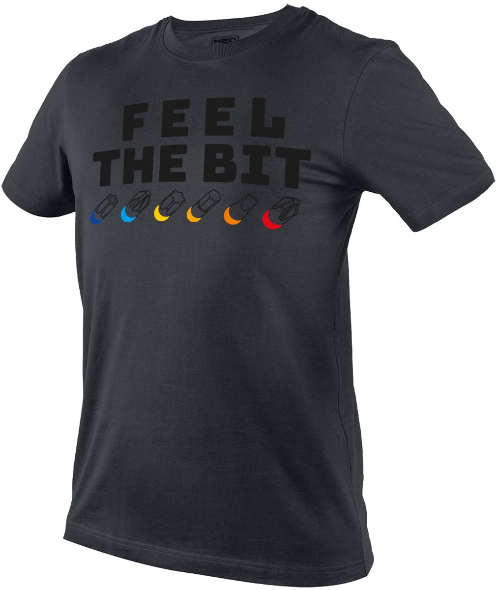NEO 81-641-M - T-shirt - Grijs - Krik-Hals - Korte Mouw