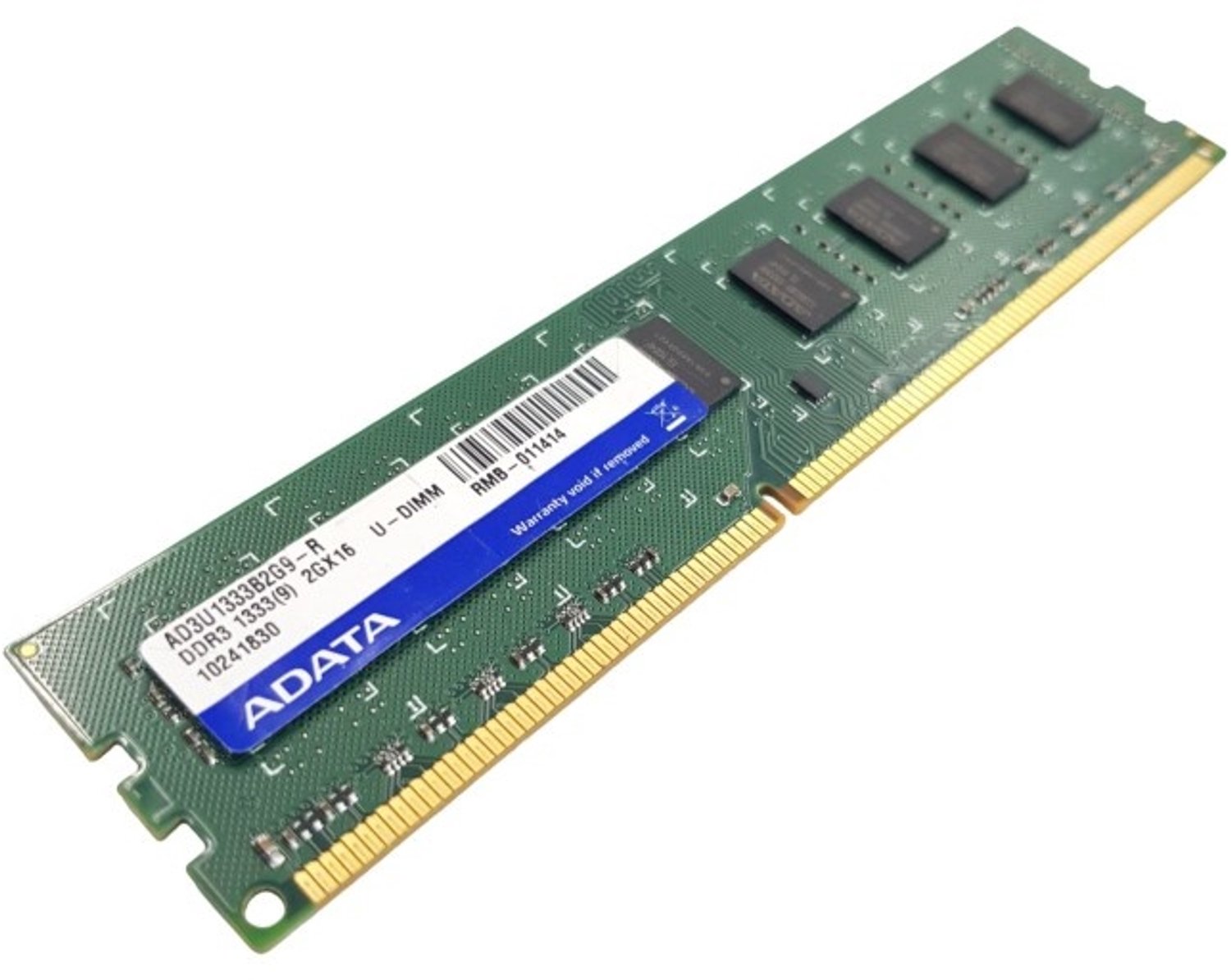 ADATA SU3U1333C3G9-R - 2GB DDR3 1333MHz DIMM Desktop Geheugen - PC3-10600