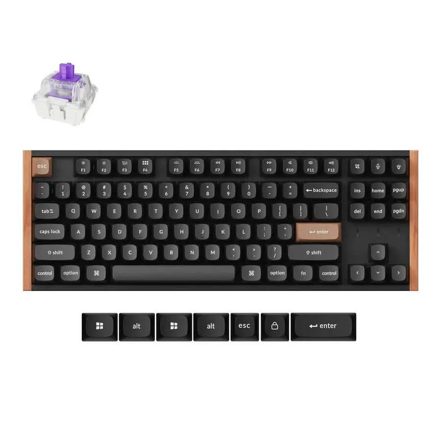 Keychron K8 HE Special edition zwart