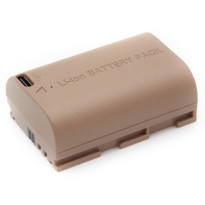 ChiliPower accu LP-E6NH USB-C versie voor Canon - 2250mAh