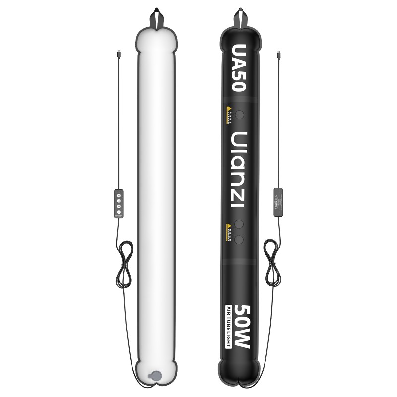 Ulanzi UA50 opblaasbare tube light 50W bi-color 2700K-6500K met 230V netvoeding