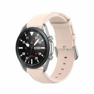 Classic leren bandje - Roze - Samsung Galaxy Watch 6 Classic - 47mm & 43mm