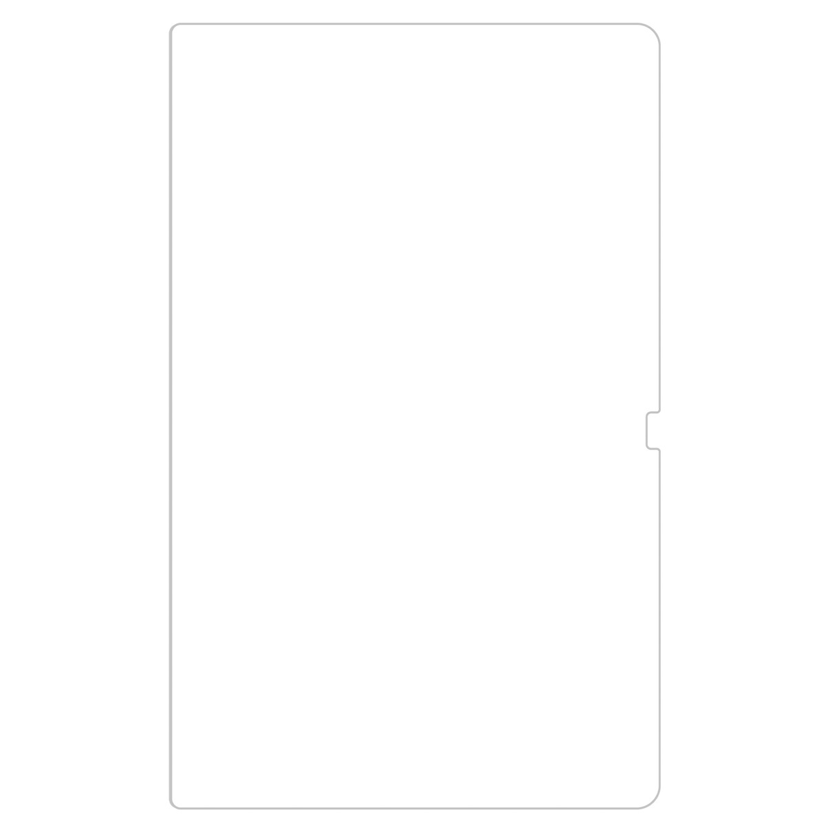Accezz Premium glass screenprotector Lenovo Tab Plus Smartphone screenprotector Transparant