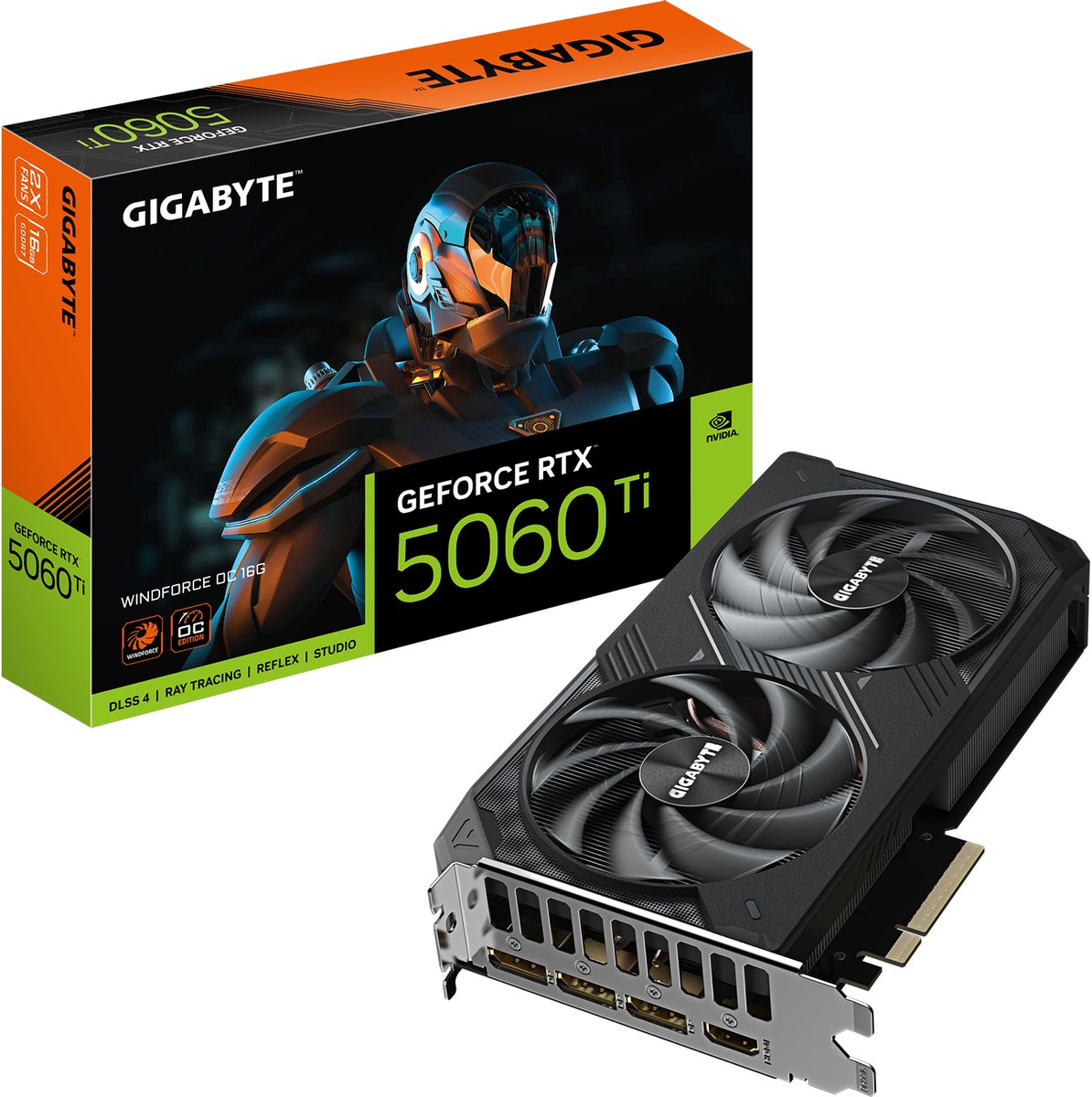 GIGABYTE GeForce RTX 5060 Ti WINDFORCE OC 16G NVIDIA 16 GB GDDR7