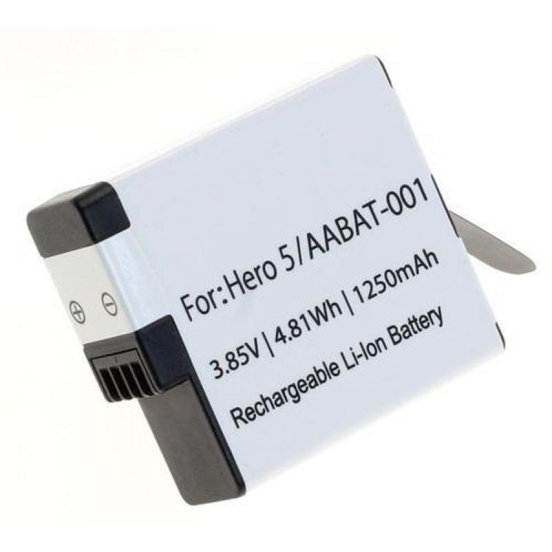 Camera-accu AABAT-001 voor GoPro Hero 5, Hero 6, Hero 7, Hero (2018) en Hero8