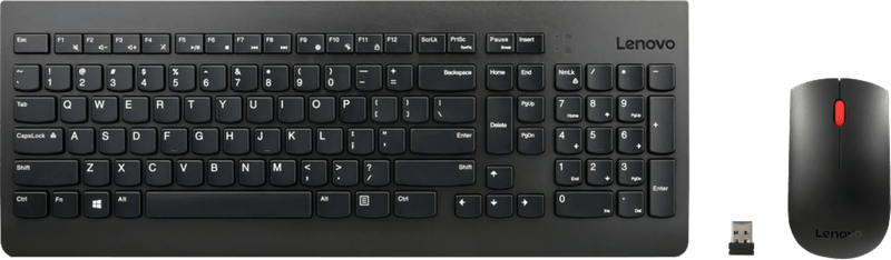 Lenovo 510 Wireless Combo Keyboard & Mouse -US English 103P- Black