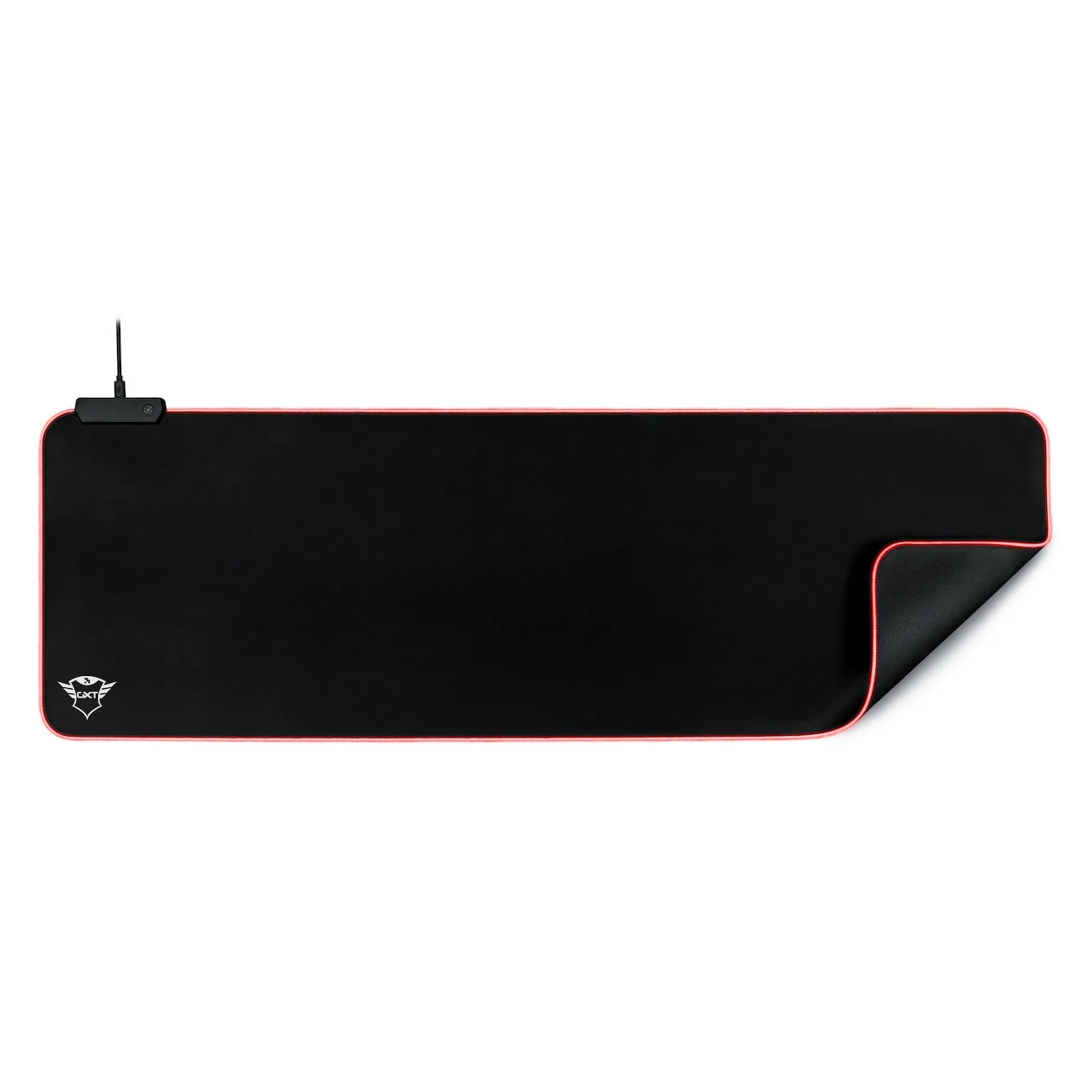 Trust GXT 764 Glide-Flex Muismat - Gaming - XXL - RGB - Illuminated Desktop accessoire Zwart