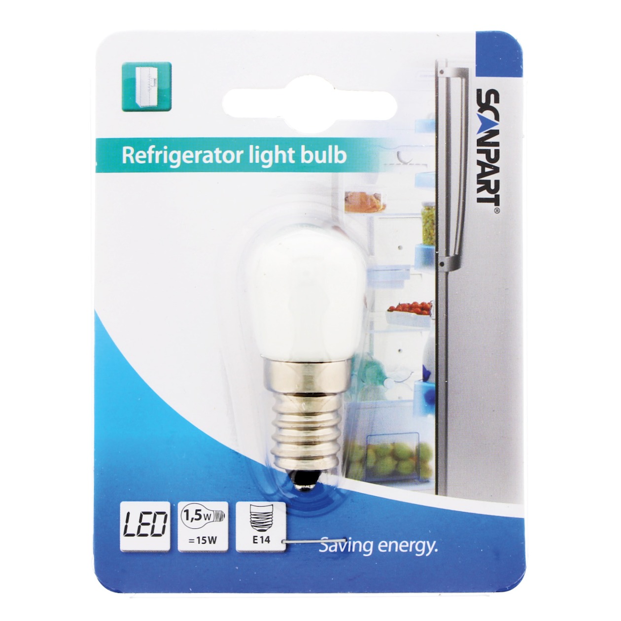 Scanpart koelkastlamp E14 15W 100Lm LED Koelkast accessoire