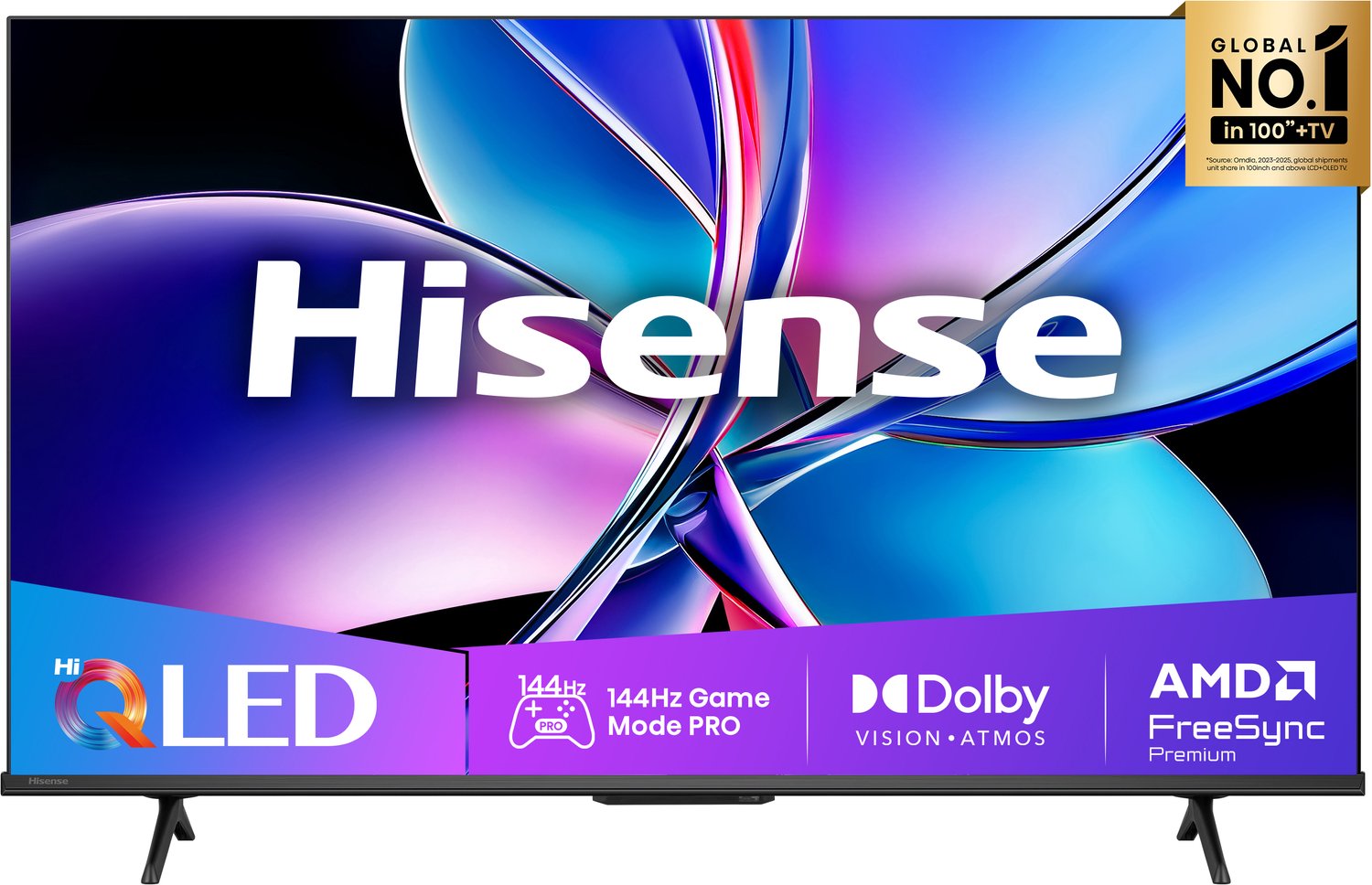 Hisense 43E7Q PRO - 43 inch - 4K QLED - 144hz - 2025 - Smart TV