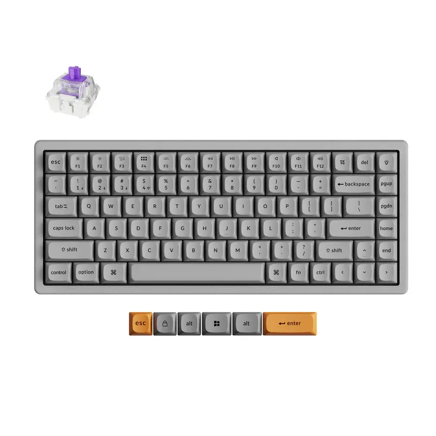 Keychron K2 HE Concrete edition grijs