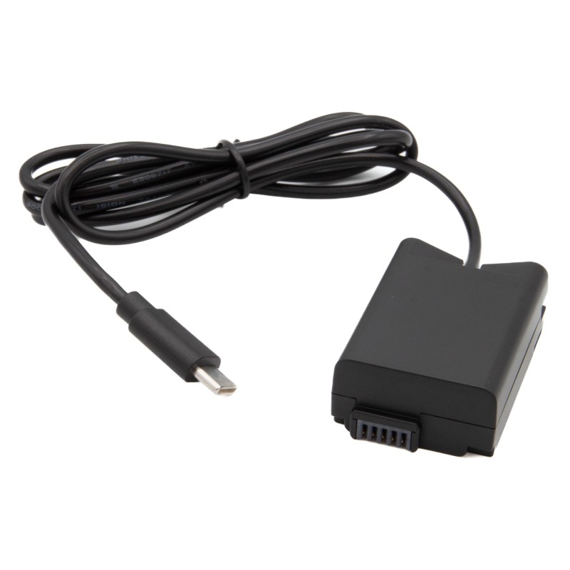 ChiliPower EP-5G dummy accu USB-C adapterset voor Nikon, accutype EN-EL25