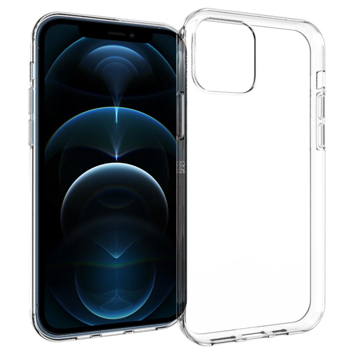 Accezz Clear Case voor Apple iPhone 12 (Pro) Telefoonhoesje Transparant