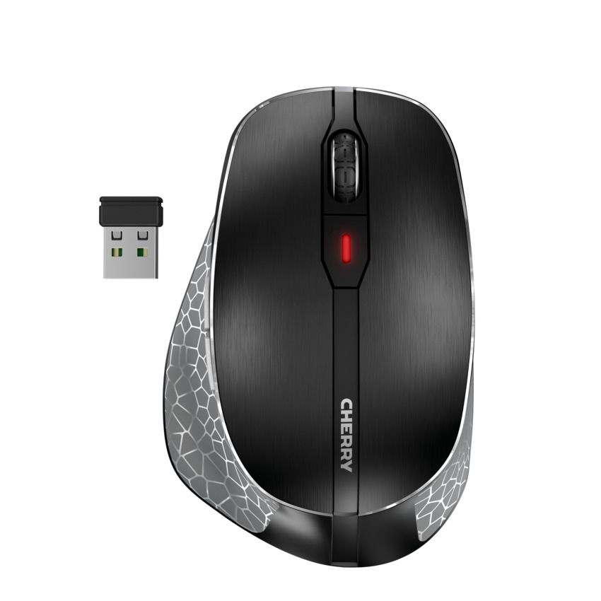 Cherry MW 8C Ergo muis zwart