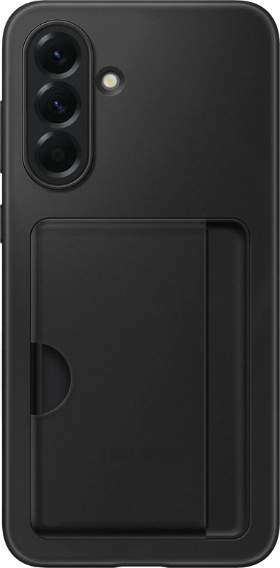 Samsung Galaxy A56 Card Slot Back Cover Zwart
