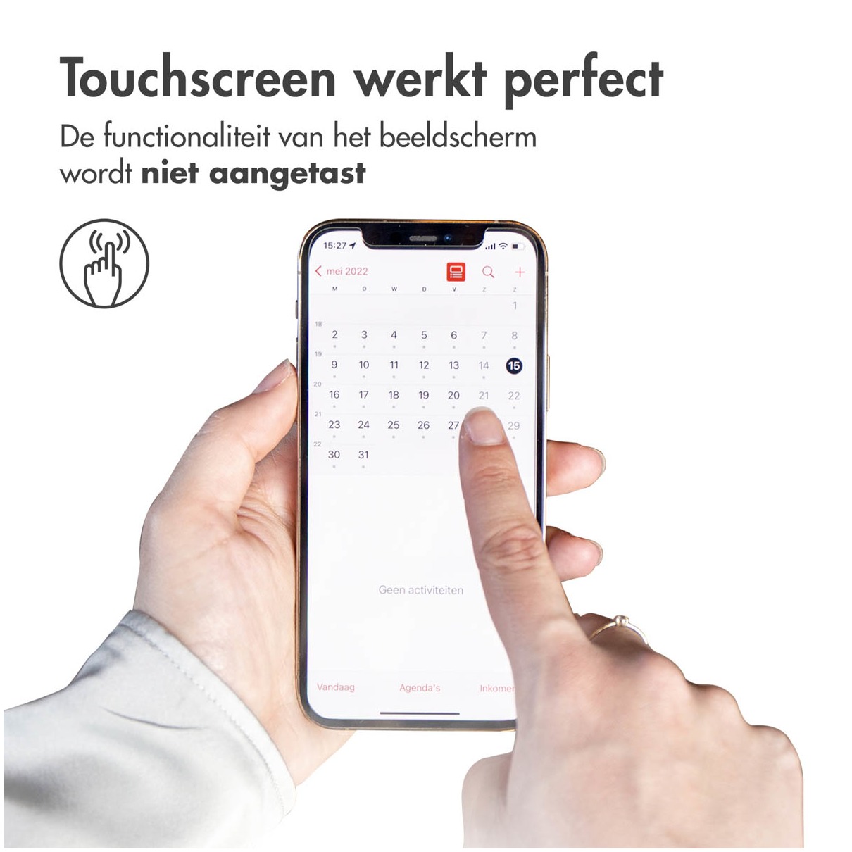 Accezz Gehard Glas Screenprotector Samsung Galaxy S22 / S23 Smartphone screenprotector Transparant