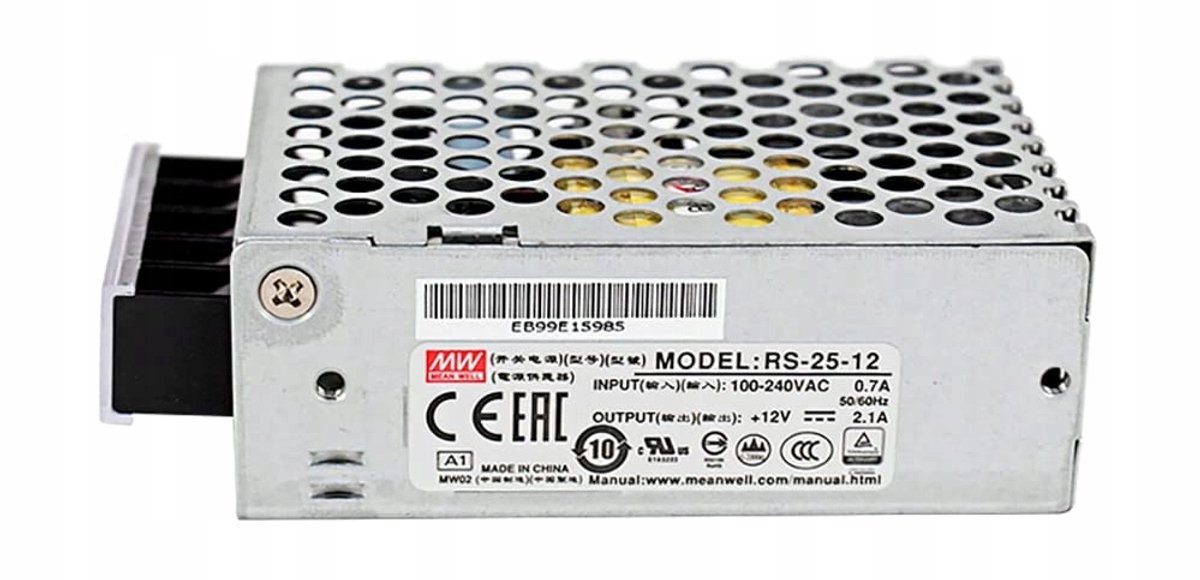 Mean Well RS-25-12 Schakelnetvoedingsmodule 12 V/DC 2.1 A 25 W