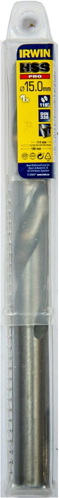 Irwin metaalboor 15 x 169 mm HSS Pro