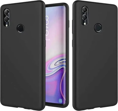 Huawei P Smart 2019 Hoesjes - Siliconen Backcover - Soft Silicone - Schokbestendig - Zwart