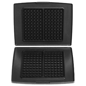 Fritel Bakplaten wafels 6x10 Kookaccessoires Zwart