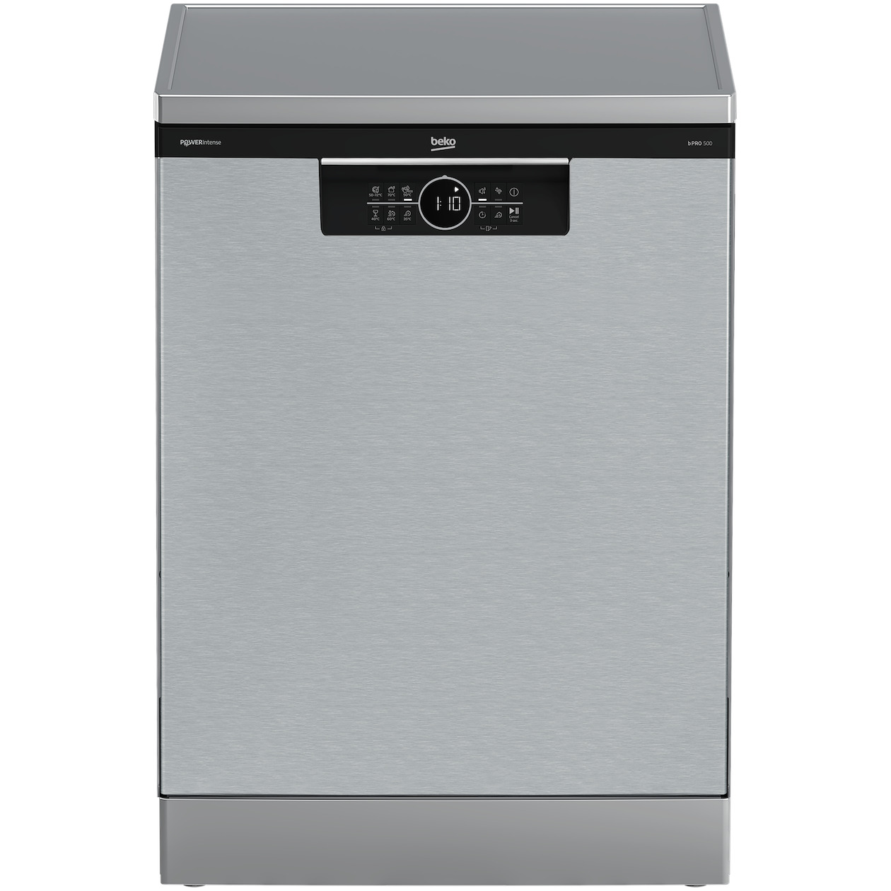 Beko BDFN26560XP PowerIntense Vrijstaande vaatwasser Grijs