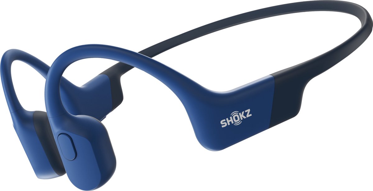 Shokz OpenRun USB-C Open-ear Sporthoofdtelefoon – Bone Conduction – Draadloos – IP67 – Blauw