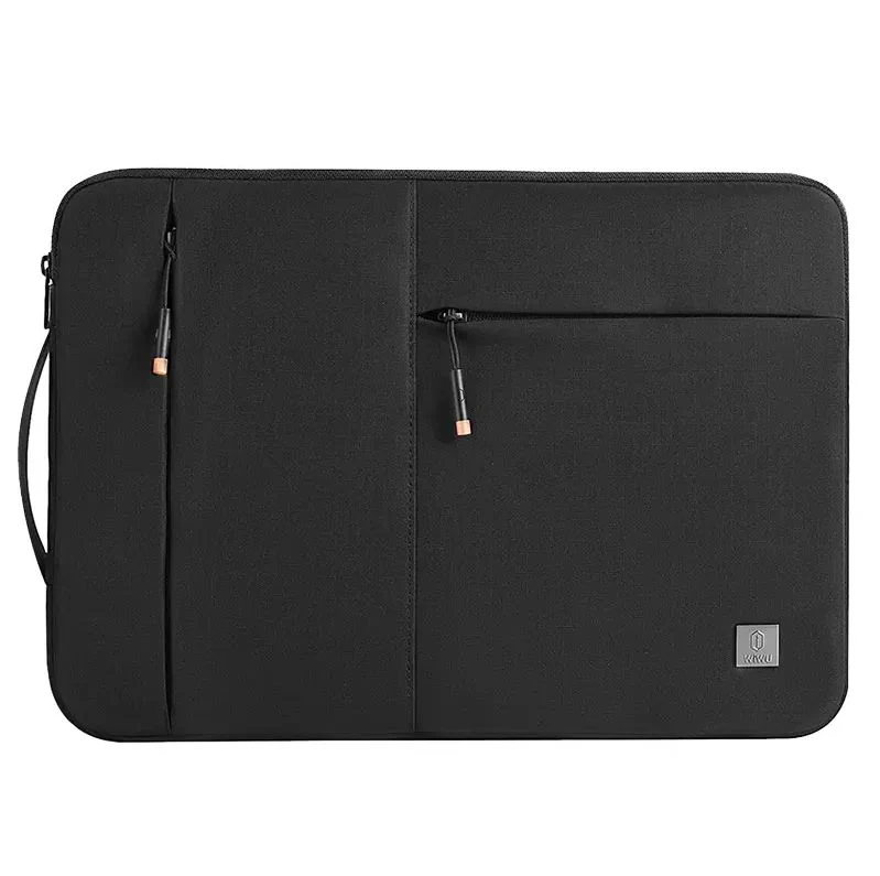 Alpha Dunne laptop sleeve - 16 inch - Zwart