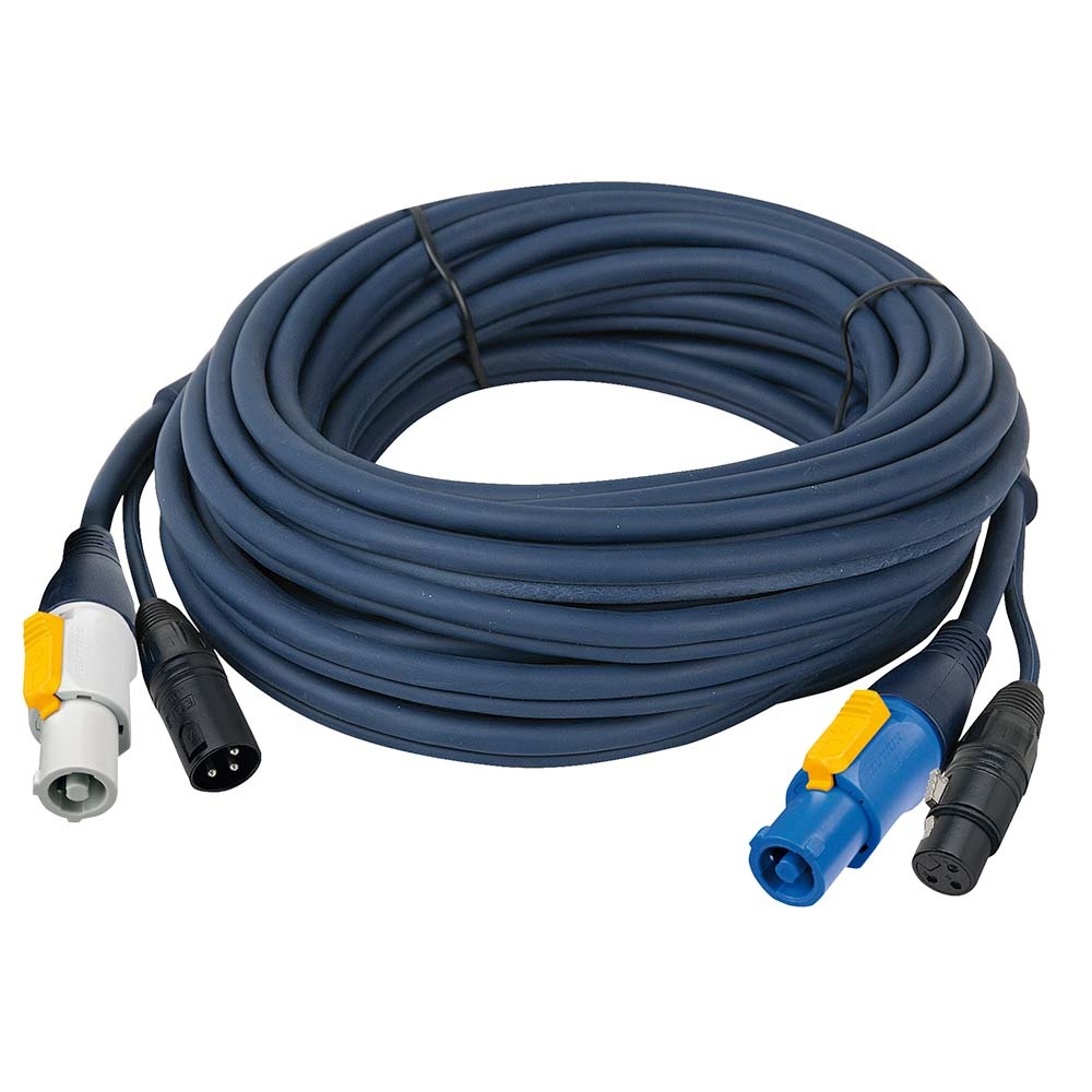 DAP Powercon in/uit & signaal kabel 6 m
