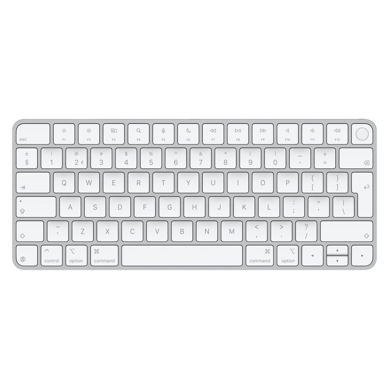 Apple Magic Keyboard met Touch ID voor Mac-modellen met Apple Silicon Toetsenbord Wit
