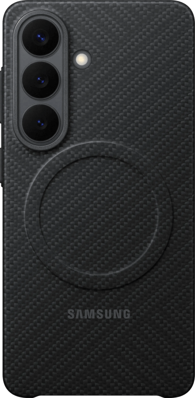 Samsung Galaxy S26 Carbon Back Cover met Magneet Zwart