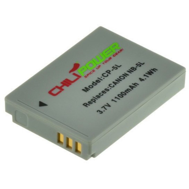 ChiliPower NB-5L accu voor Canon - 1100mAh