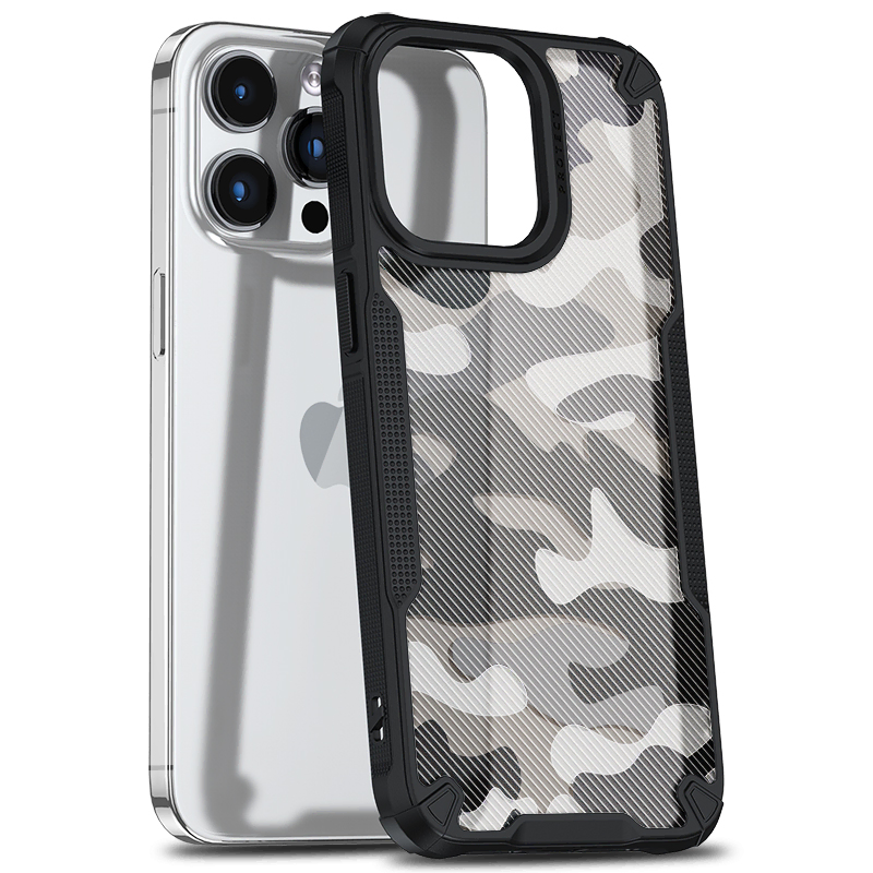 Hybrid X iPhone 13 Pro camouflage hoesje