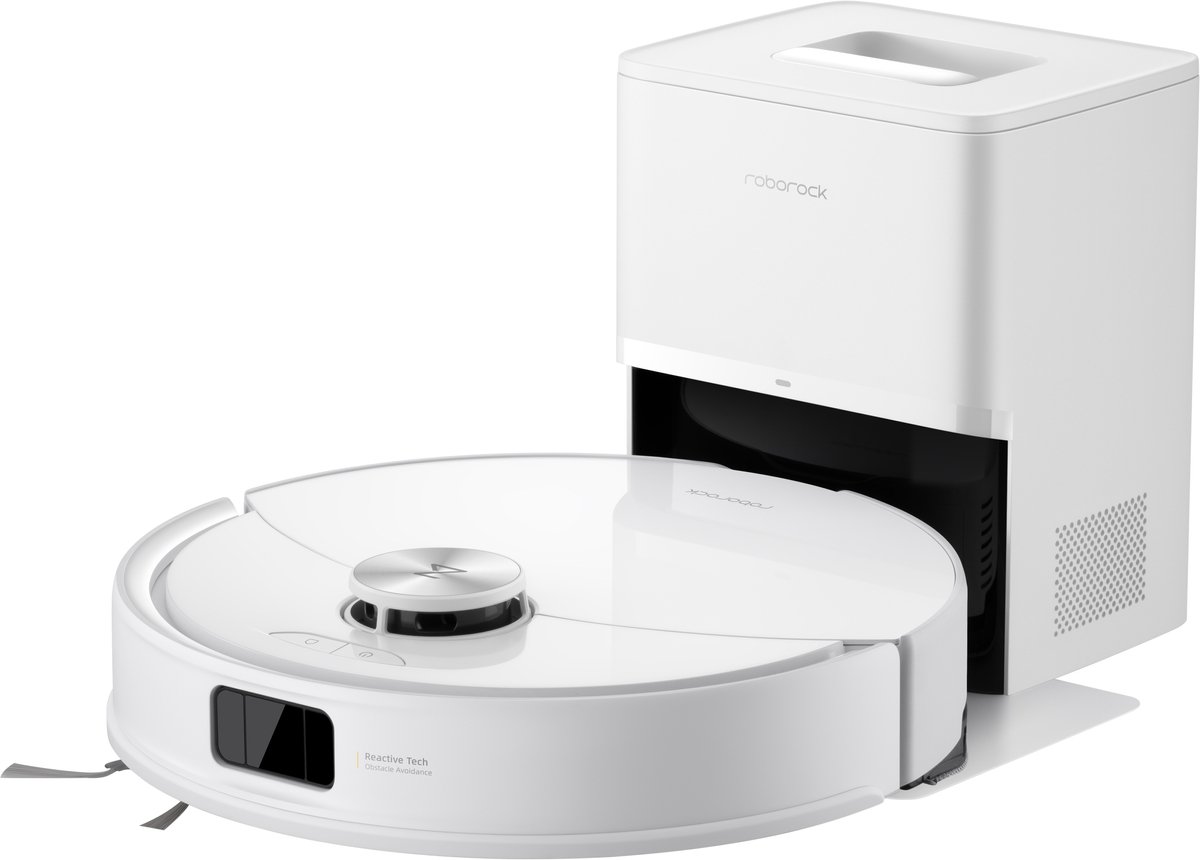 Roborock Robot VC Q10 VF+ Wit, 10.000 Pa Hyperforce zuigkracht, dubbel anti-klit systeem, Vibra Rise 2.0 veegsysteem