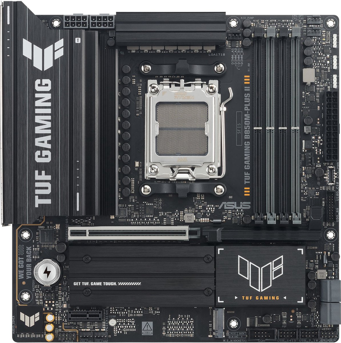 ASUS TUF GAMING B850M-PLUS II AMD B850 Socket AM5 micro ATX