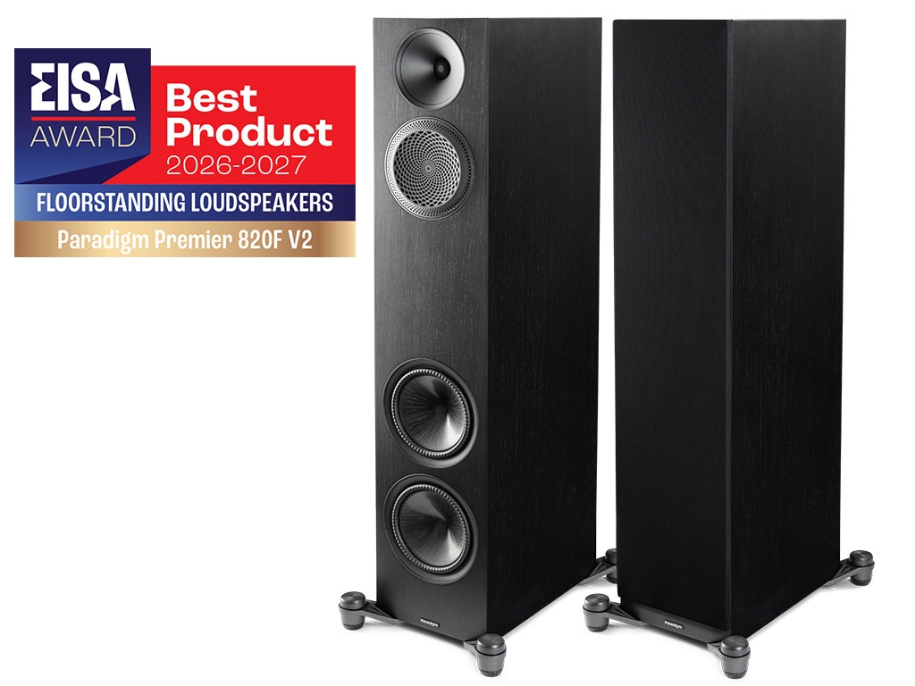 Paradigm Premier 820F v2 vloerstaande speaker zwart walnoot
