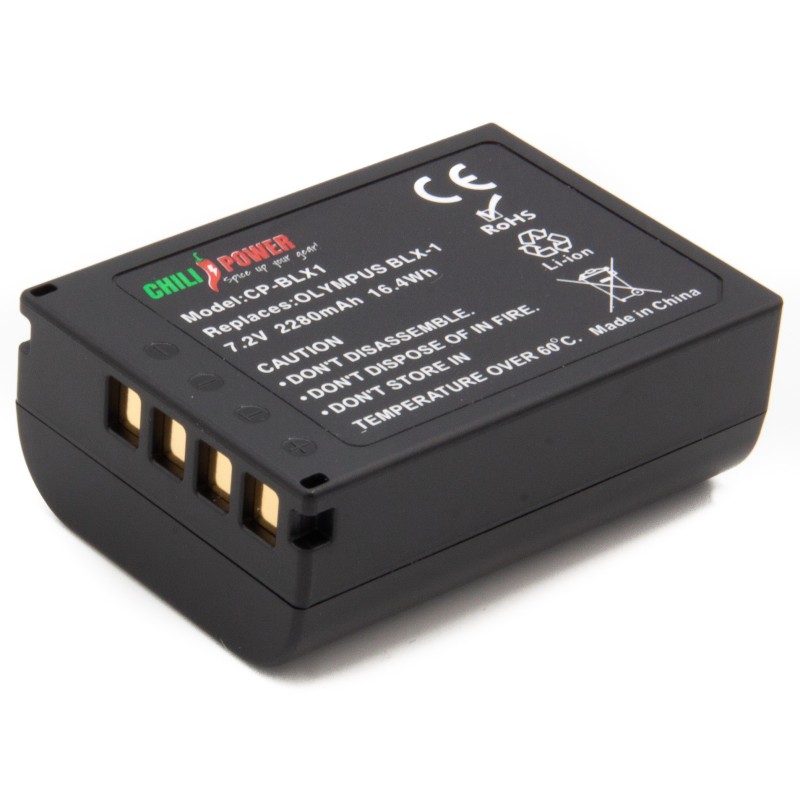 ChiliPower Olympus BLX-1 accu - 2280mAh