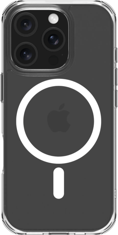 BlueBuilt Protective Back Cover met MagSafe iPhone 16 Pro Transparant