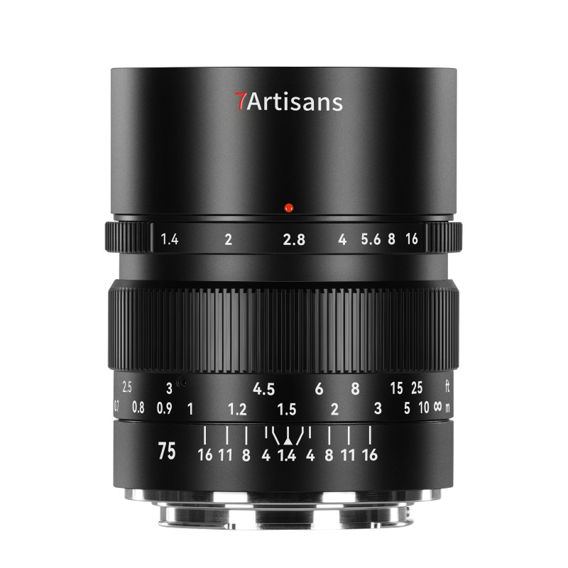 7Artisans 75mm F1.4 - Full-frame - Nikon Z-Mount - Zwart