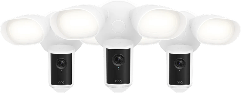 Ring Floodlight Camera Wired Pro 2e Generatie Wit 3-Pack